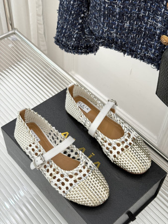 UA Alaïa Hollow Woven Mary Jane Flats(Customized Size 7-10 days production time)