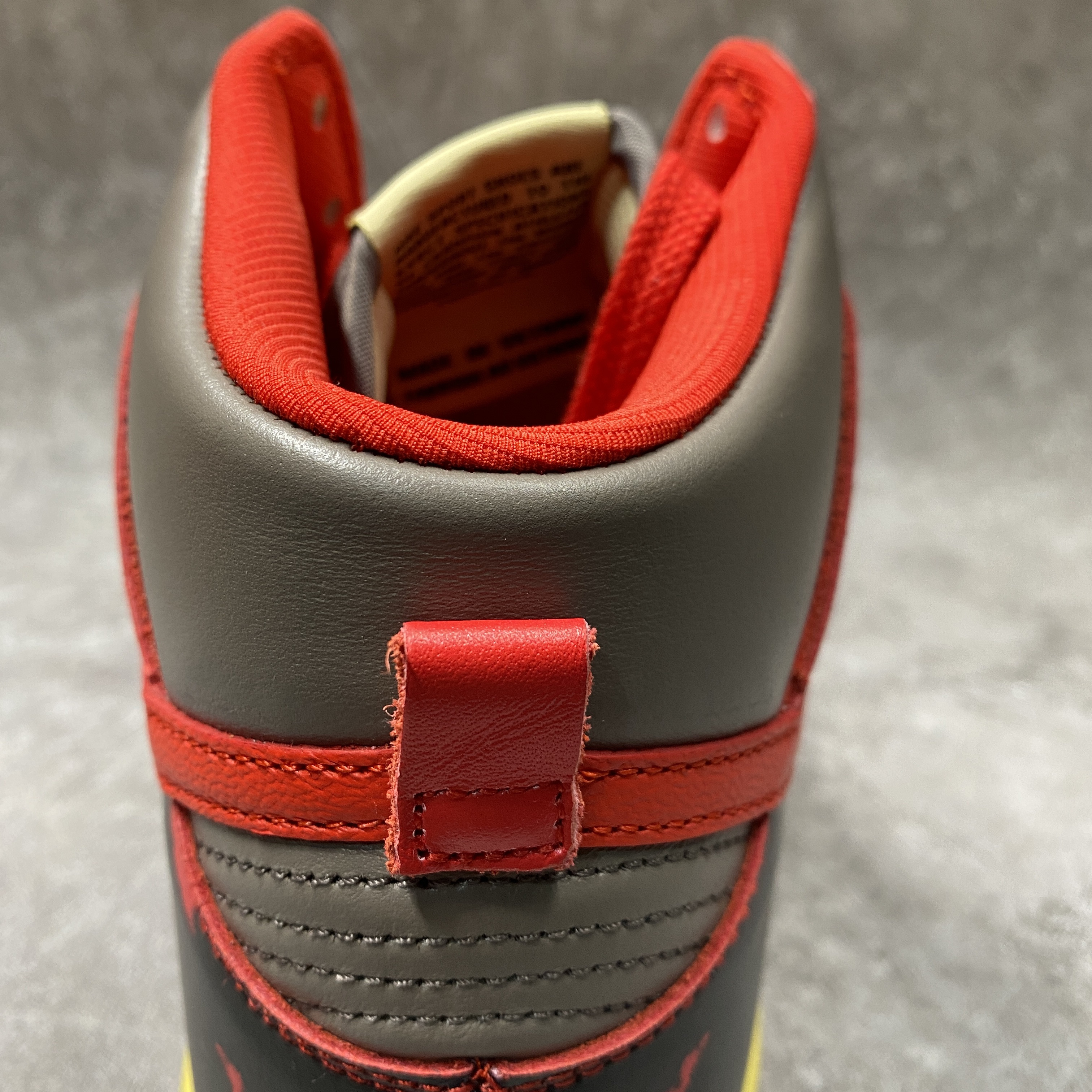 Nike Dunk High 1985 Red Acid Wash