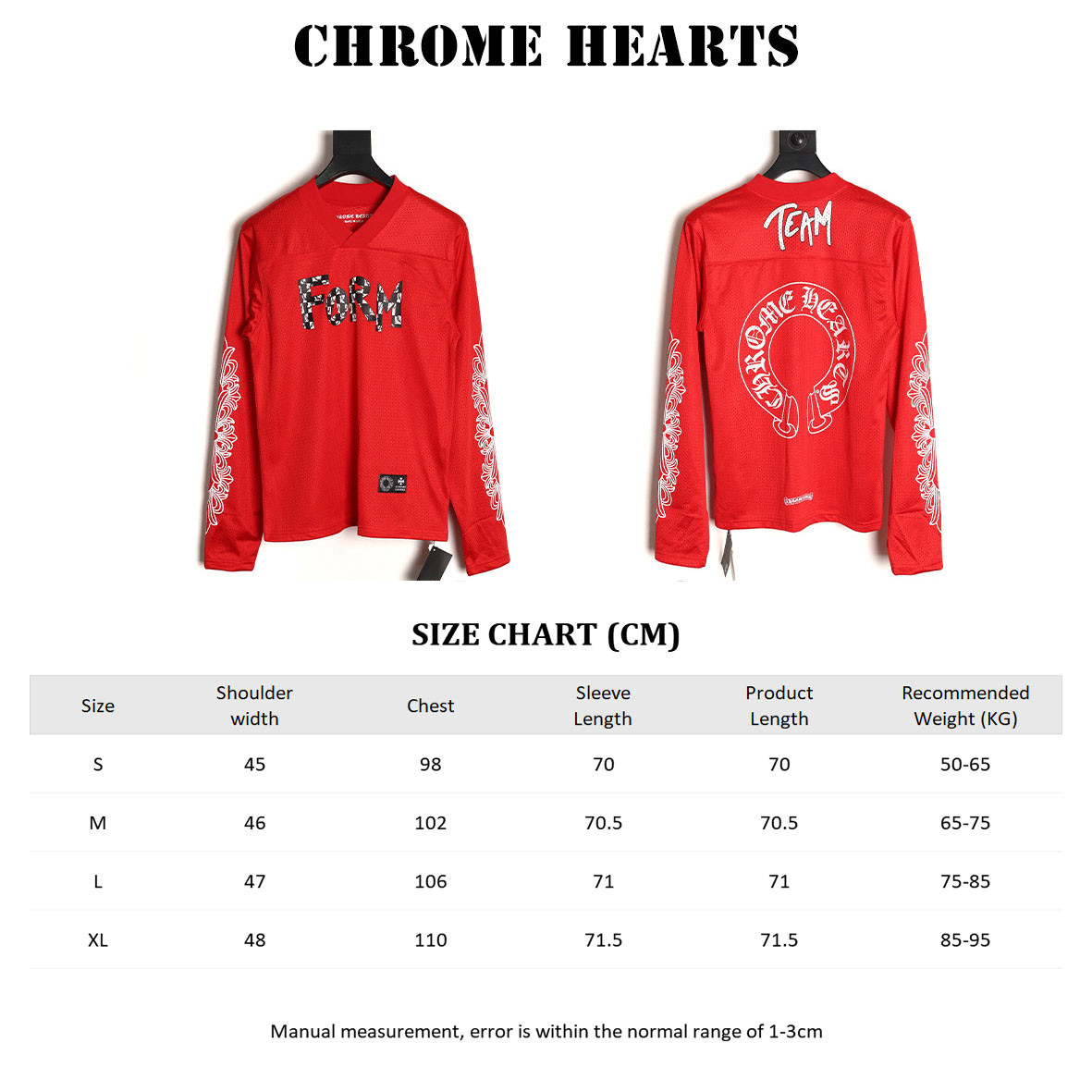 Ch**me He**ts 25fw long-sleeved t-shirt