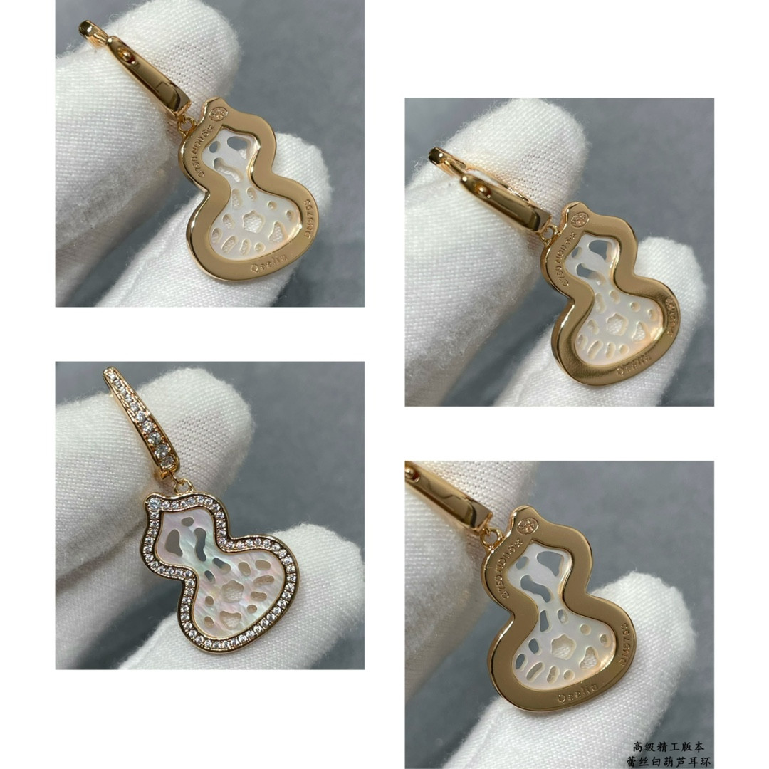 Qeelin Lace Gourd Earrings