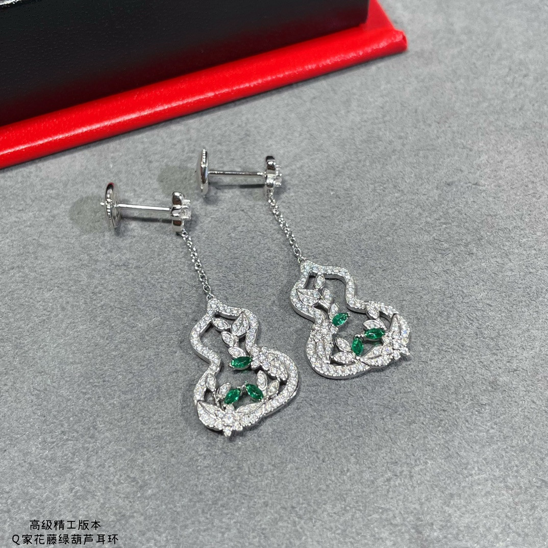 Qeelin Vine Gourd Earrings