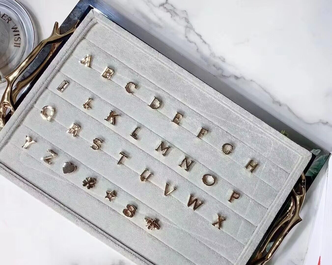 small lady D*or my abcD*or bag 8 x 6.5 x 3 inches