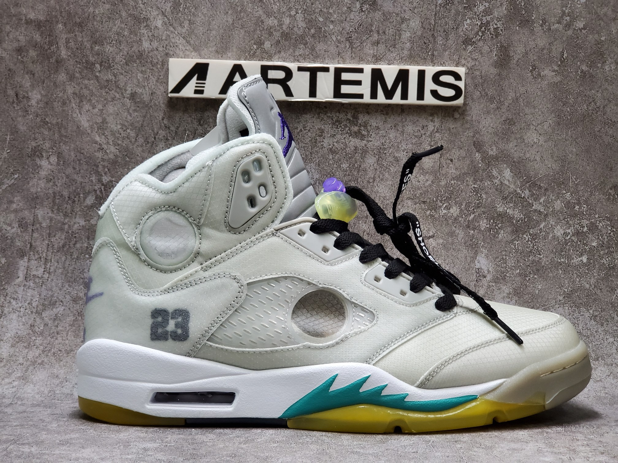 Air Jordan 5 Retro Off White Grape