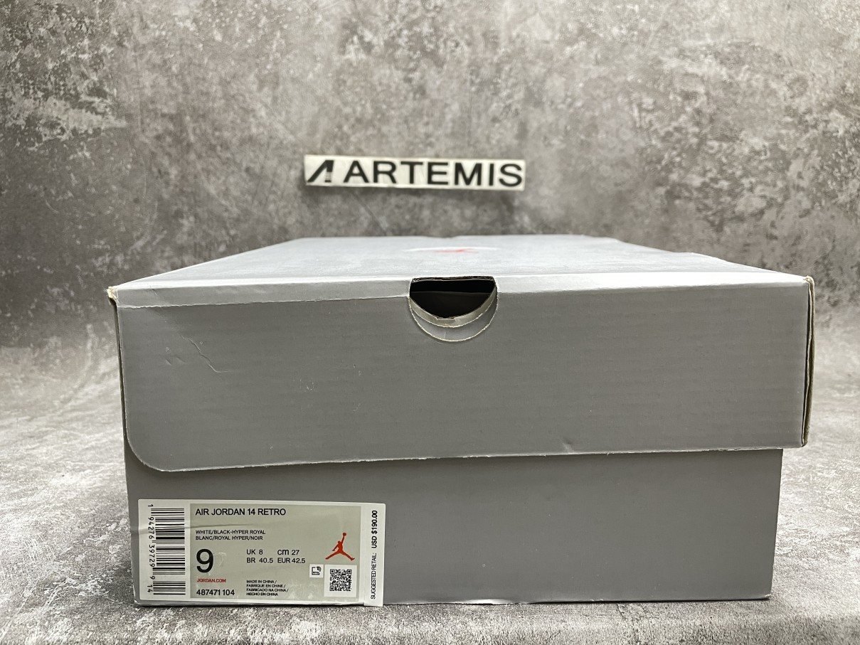 Air Jordan 14 Retro White Hyper Royal