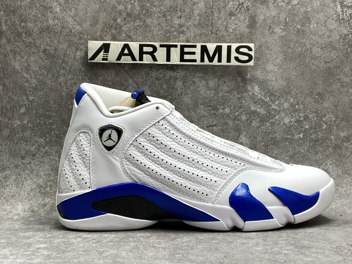 Air Jordan 14 Retro White Hyper Royal