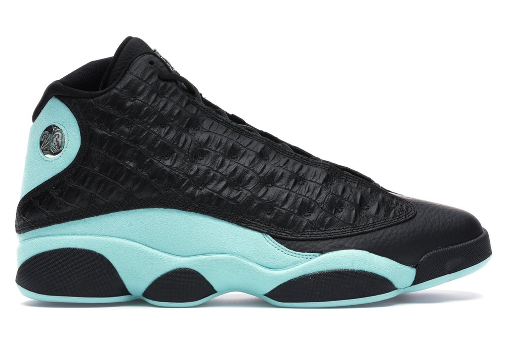 Air Jordan 13 Retro Black Island Green