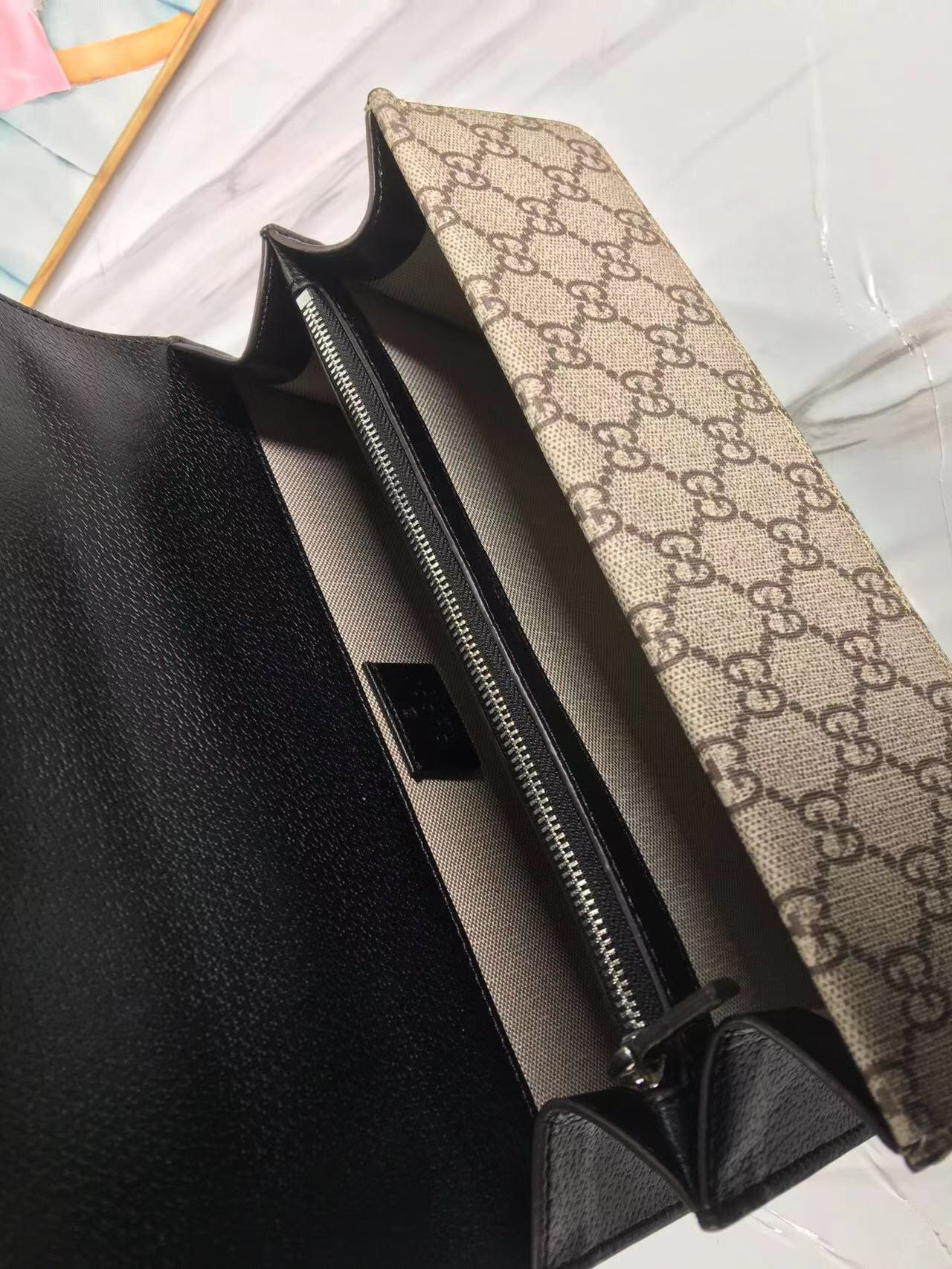 G*u*i dionysus small shoulder bag 11"wx7"hx3.5"d