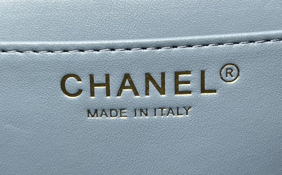 Ch*el mini classic 11.12 handbag tweed & gold-tone metal 4.7 × 7.8 × 2.3 in