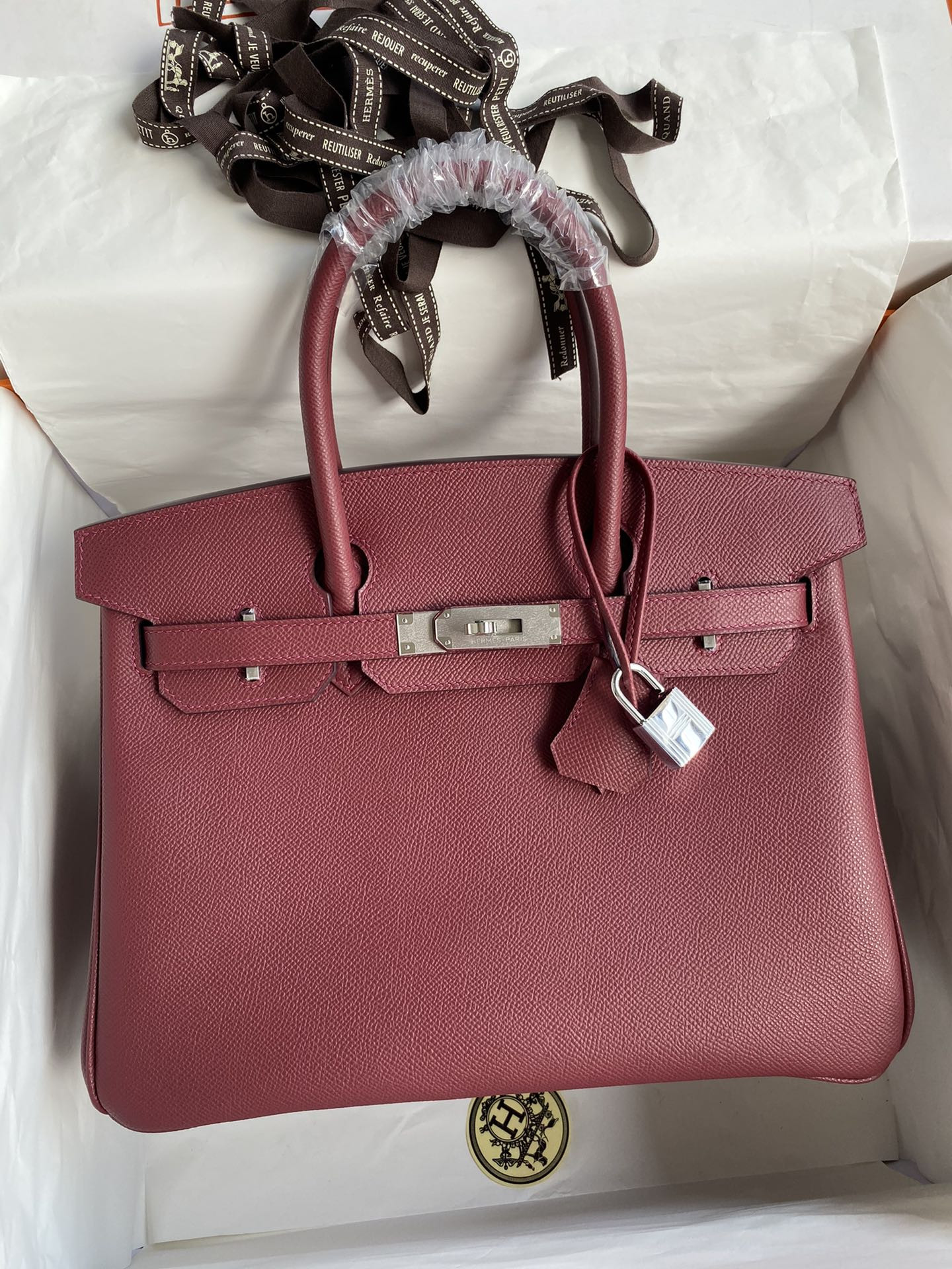 HERMÈS BIRKIN Silver 25 30 35