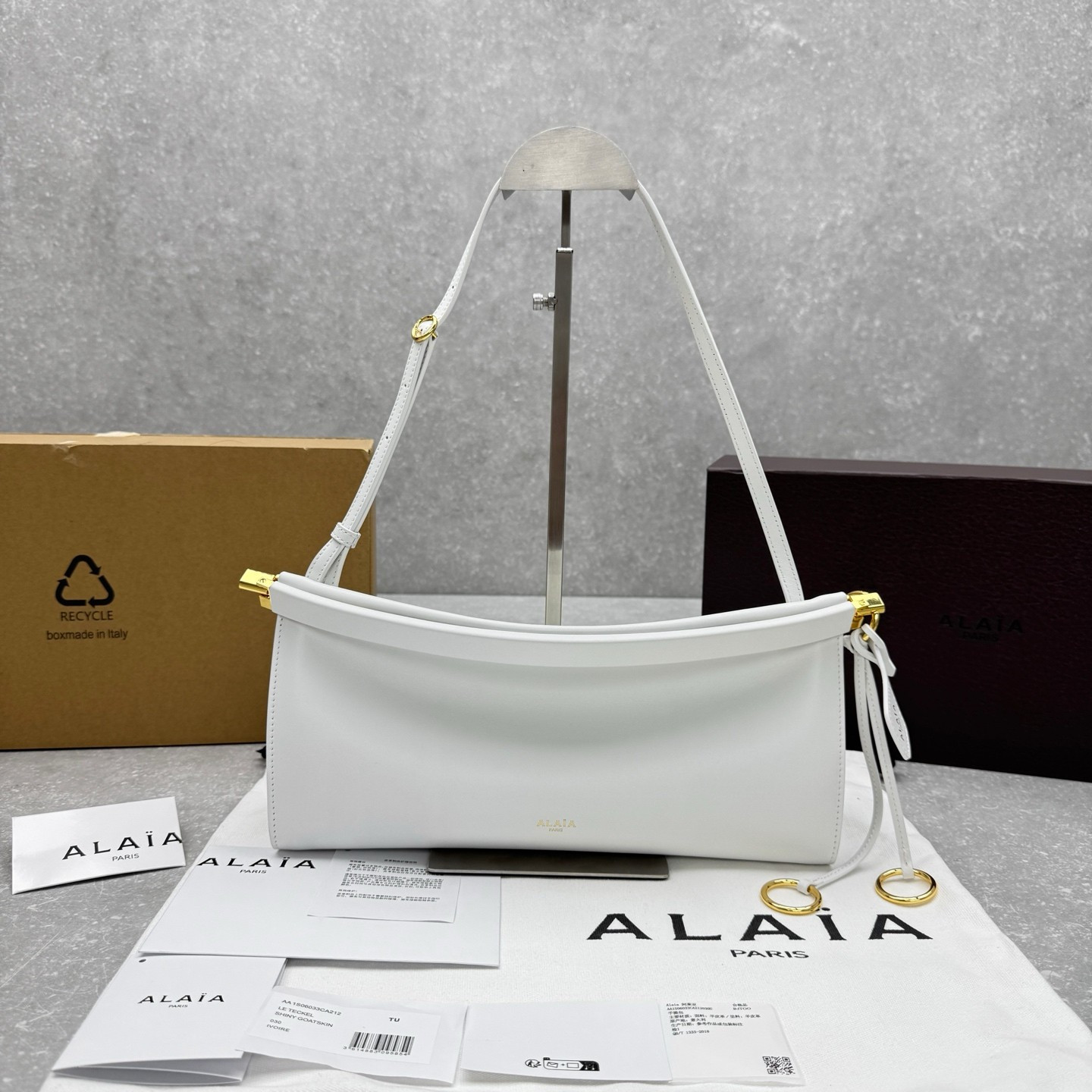ALAÏA LE CLICK EAST WEST MEDIUM BAG 30x14x9cm